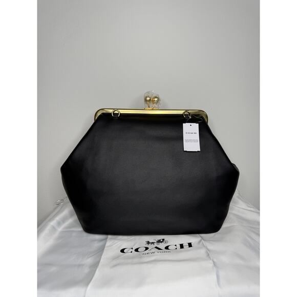 NEW •Coach Large Kisslock Frame Bag • Collector Favorite - Picture 3 of 8